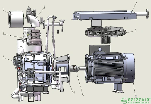 Genuine Seize Air compressor spare parts for reliable performance