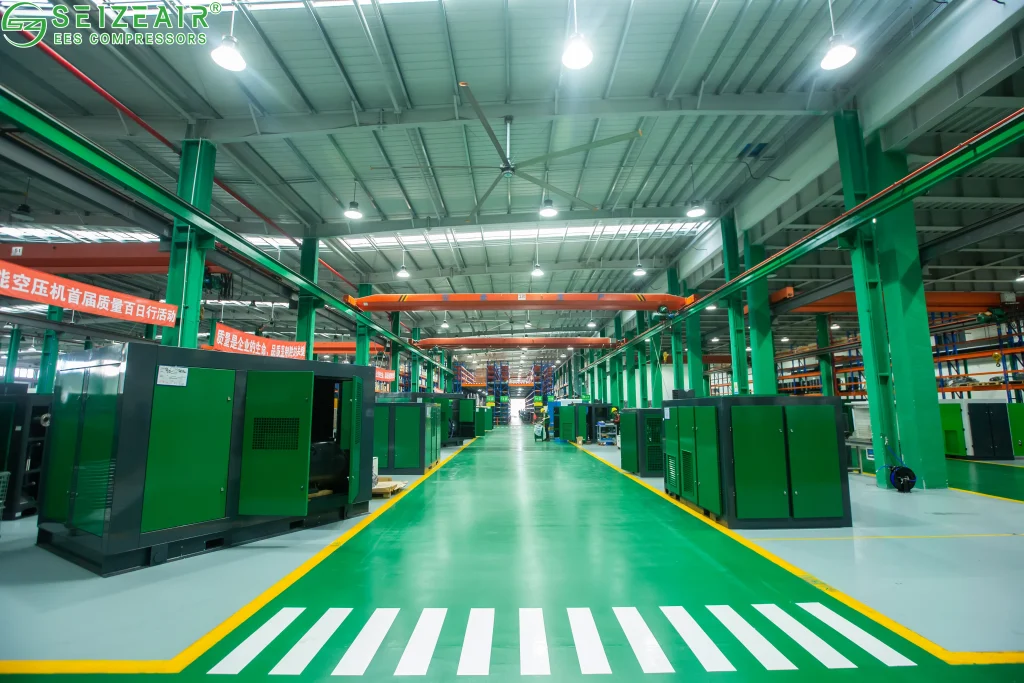 Seize Air oil-injected screw compressor product range