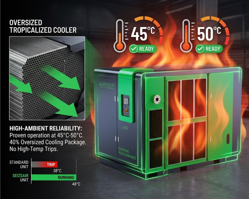 seizeair-industrial-screw-air-compressor-high-ambient-ready-50c