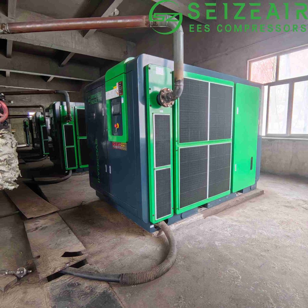 two-stage-heavy-duty-industrial-air-compressor-seize-air
