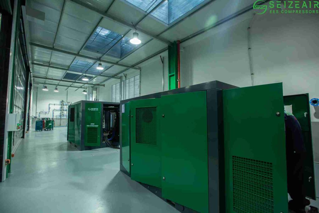 two-stage-variable-speed-air-compressor-seize-air