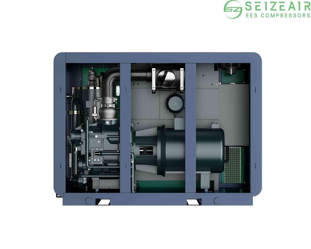 10-hp-air-compressor-helical-rotors-mechanism