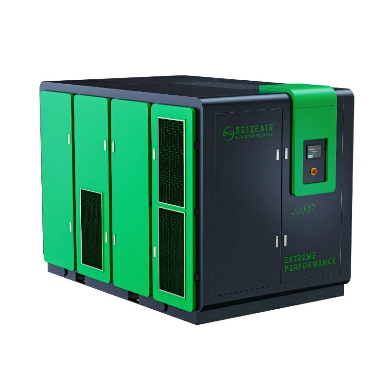 High-efficiency fixed frequency Two Stage screw compressor
