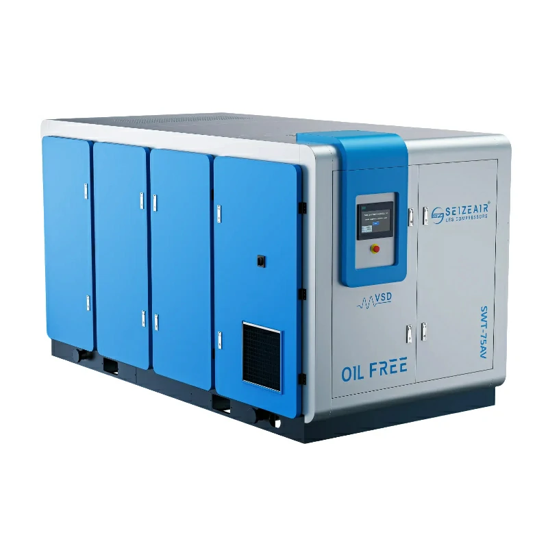 Oil-Free-Water-Lubricated-Screw-Air-Compressor