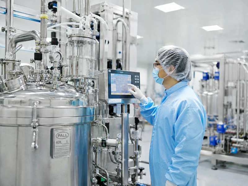 Class 0 oil-free air compressor for pharmaceutical manufacturing