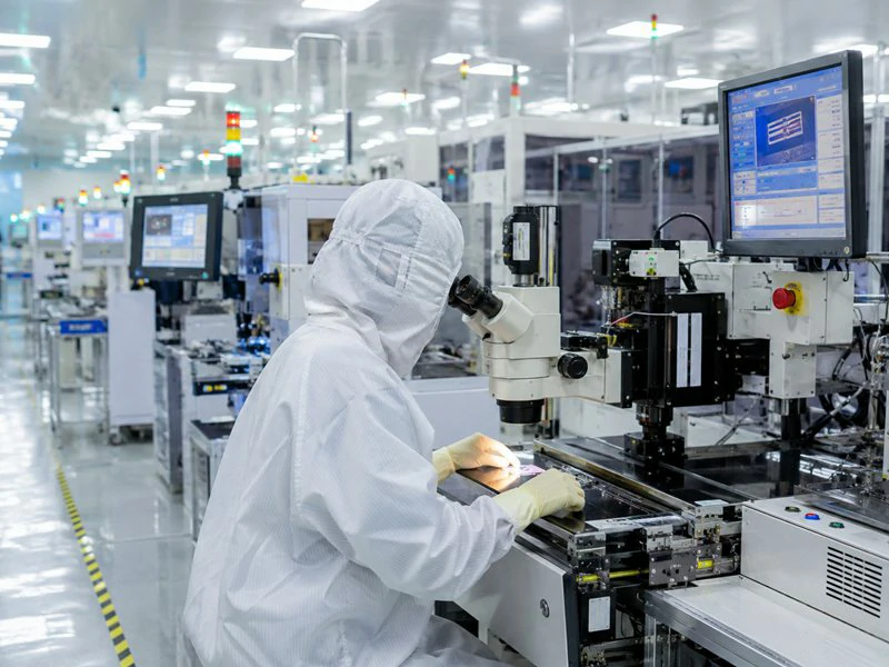 Oil-free compressor for cleanroom semiconductor manufacturing