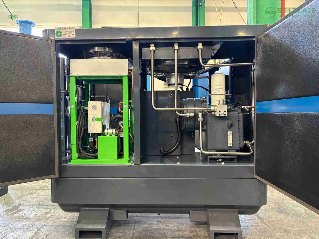 integrated-air-compressor-with-refrigerated-dryer-and-receiver-tank-seize-air