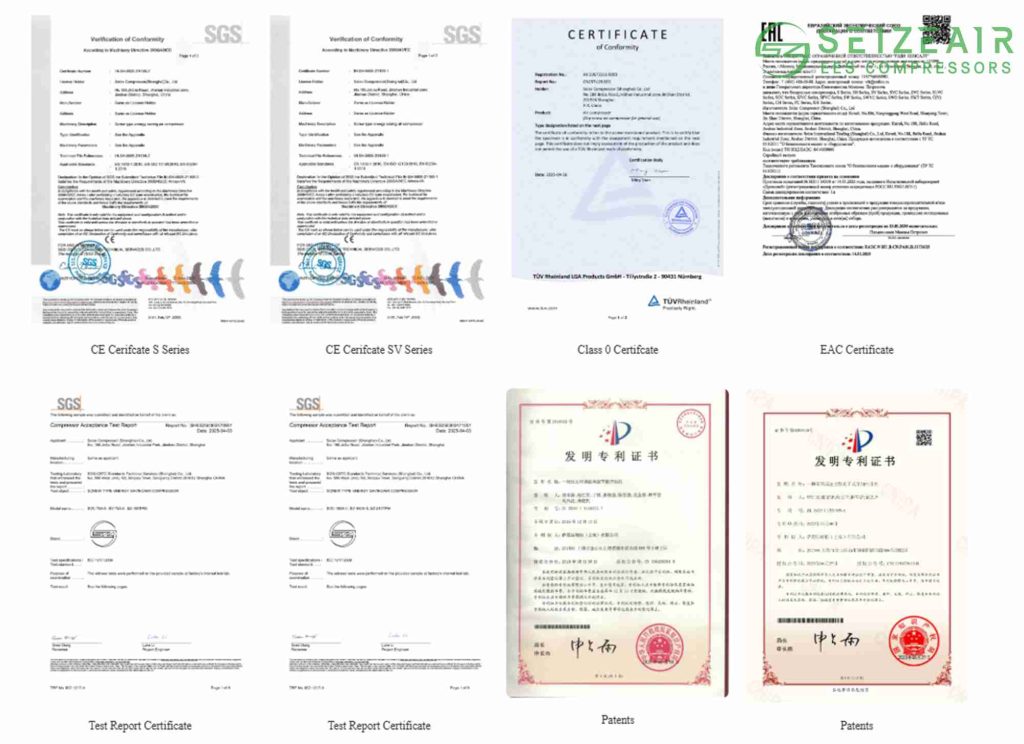 oem-air-compressor-manufacturer-certification-ce-iso-ul-seize-air