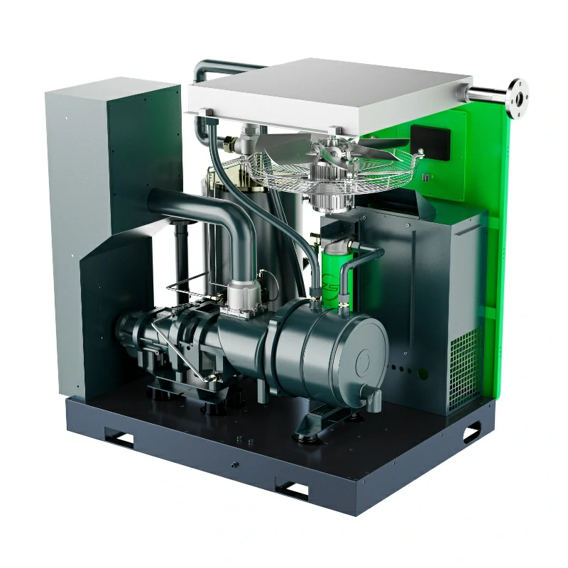 oil injected screw air compressor