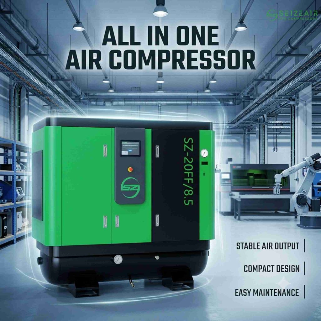 Integrated Air Compressor with Dryer and Tank: The Ultimate Solution