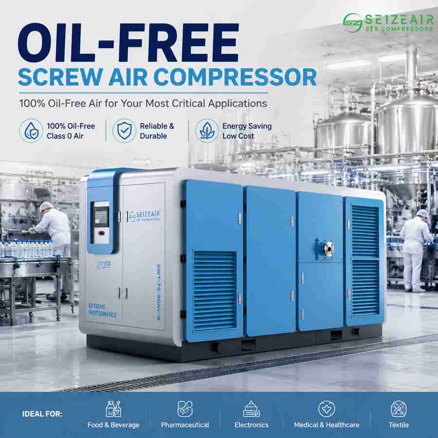 How to Choose a Safe Air Compressor for Food Industry Packaging