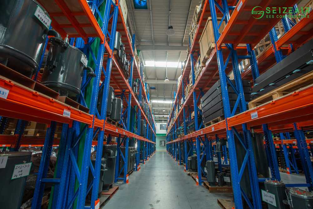 air-compressor-parts-warehouse-shelf-seize-air