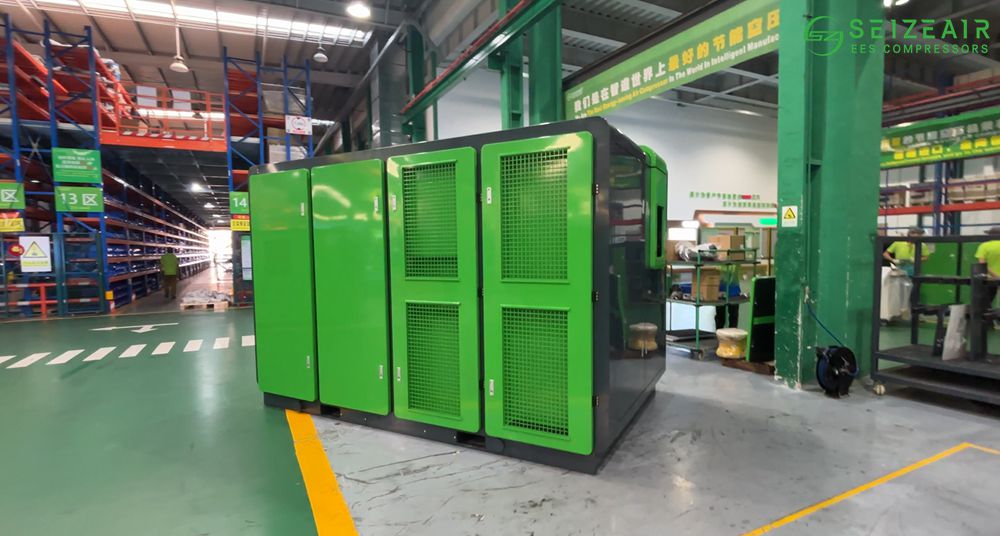frequency-conversion-air-compressor-in-factory-seize-air