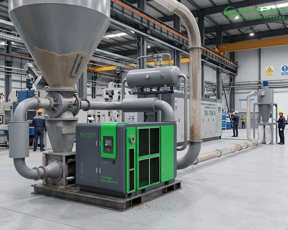 low-pressure-air-compressor-pneumatic-conveying-system-seize-air